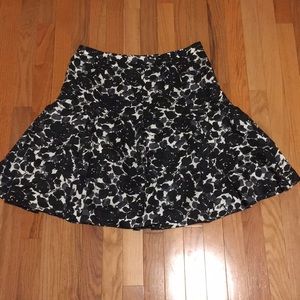 J.Crew Black White Skirt